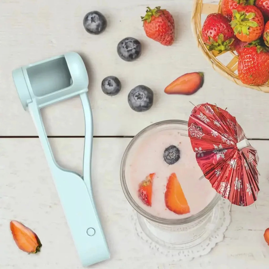 Easy-Slice Fruit & Vegetable Cutter – Portable Grape and Tomato Slicer for Quick Food Prep